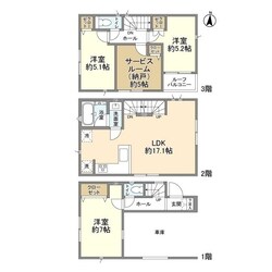 Ｋｏｌｅｔ武蔵白石の物件間取画像